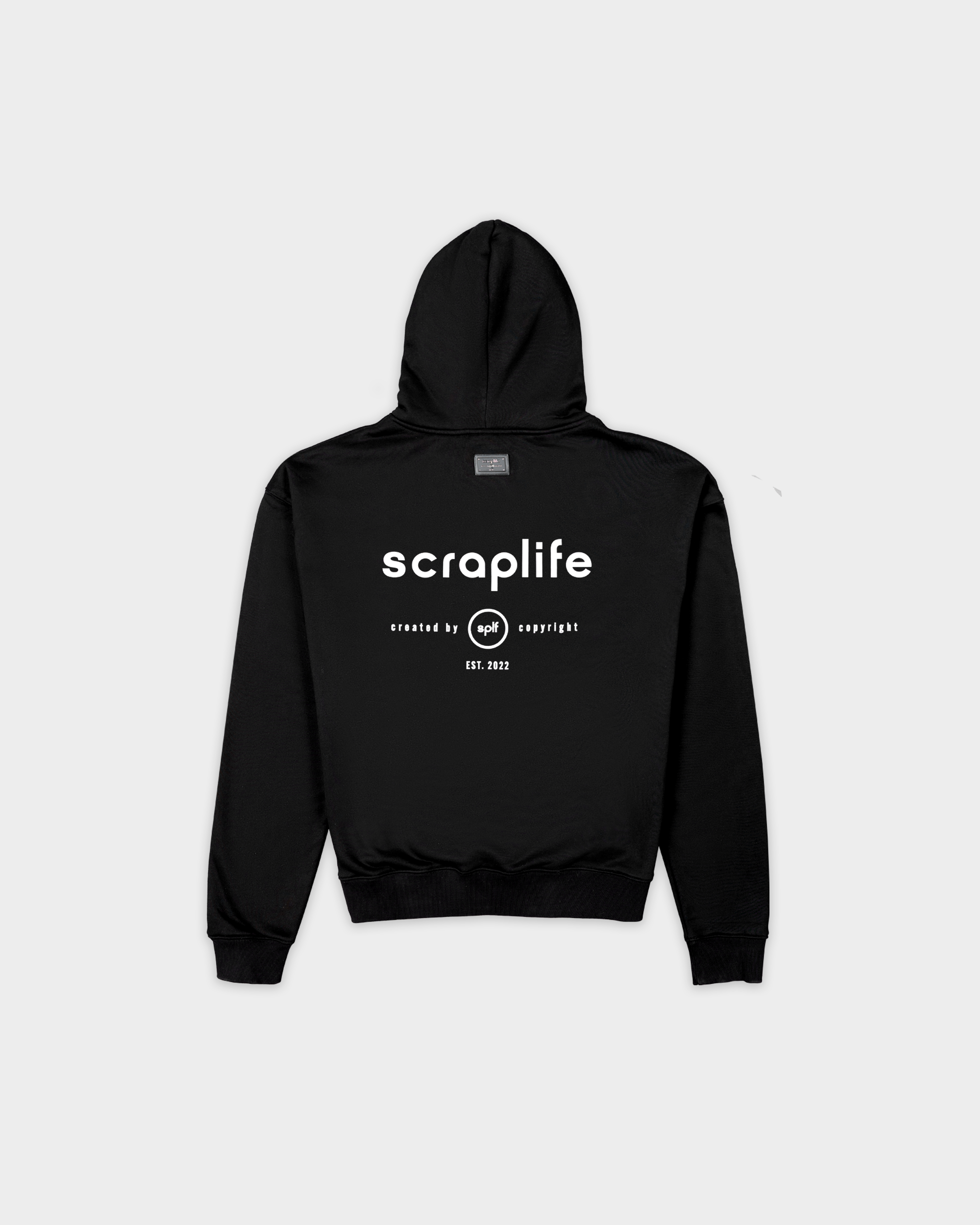 Hoodie Oversize Fit 400 | BASIC SCRAPLIFE BACK RUBBER