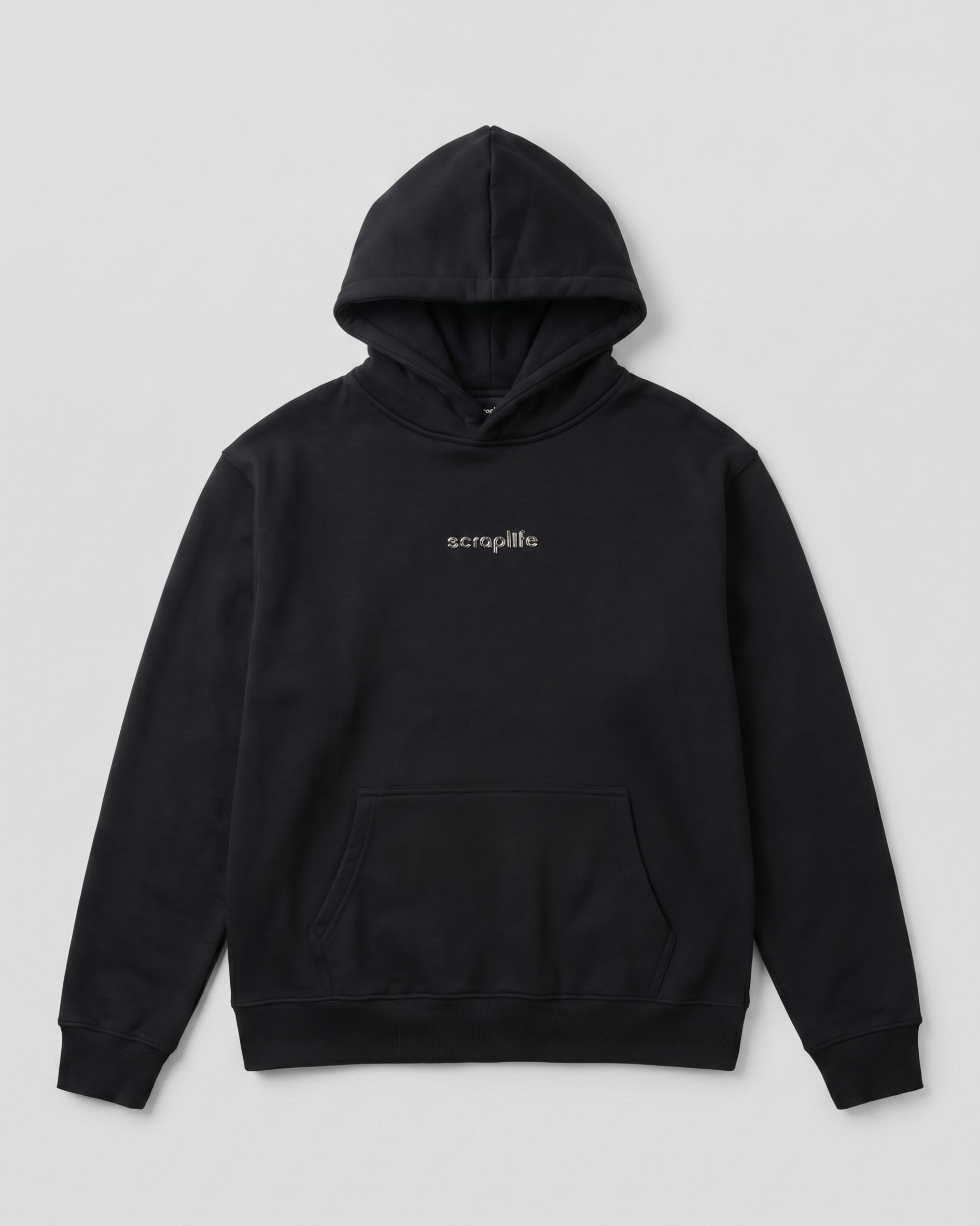 Hoodie Oversize Fit 400 | CHROME SCRAPLIFE EMBLEM