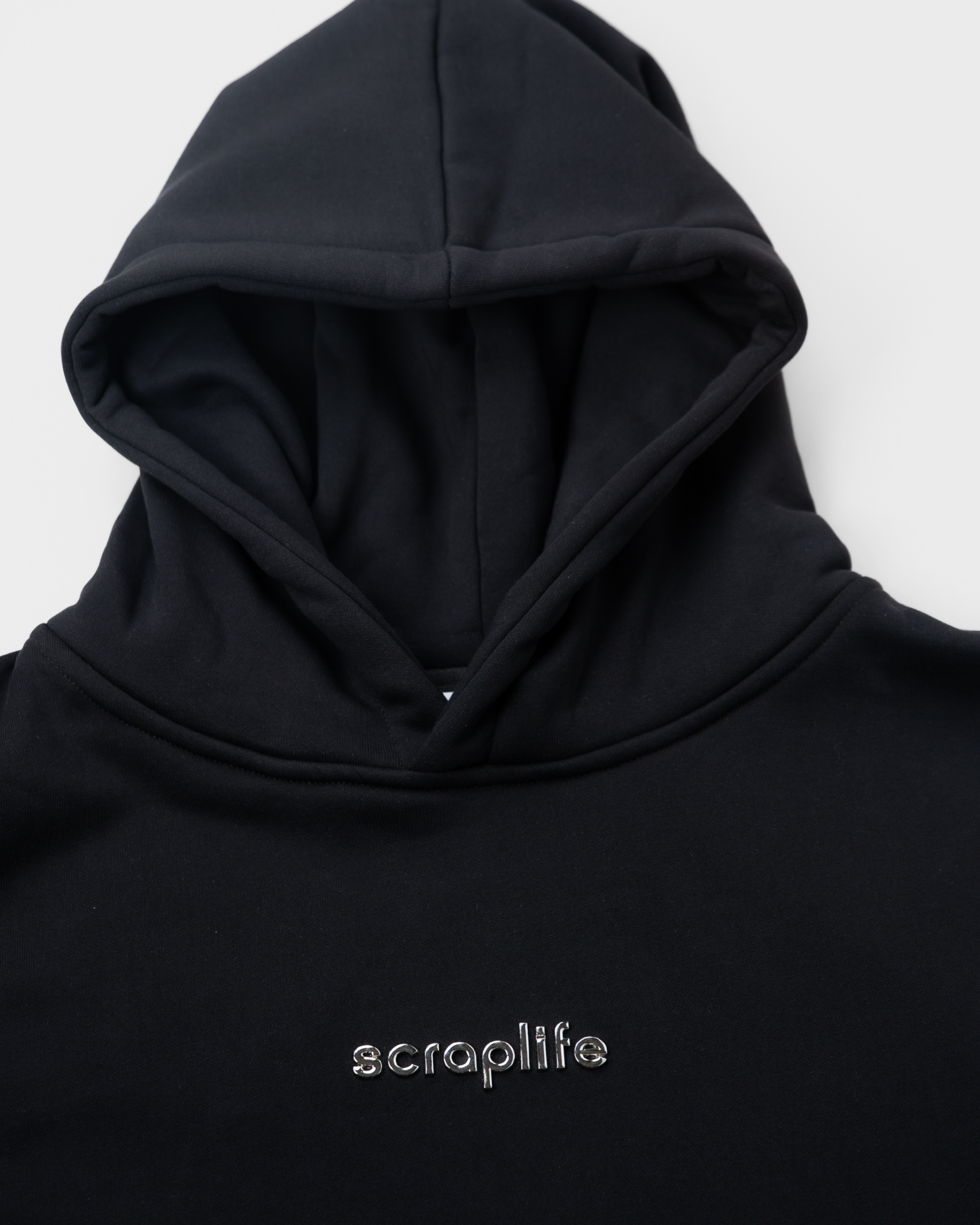 Hoodie Oversize Fit 400 | CHROME SCRAPLIFE EMBLEM