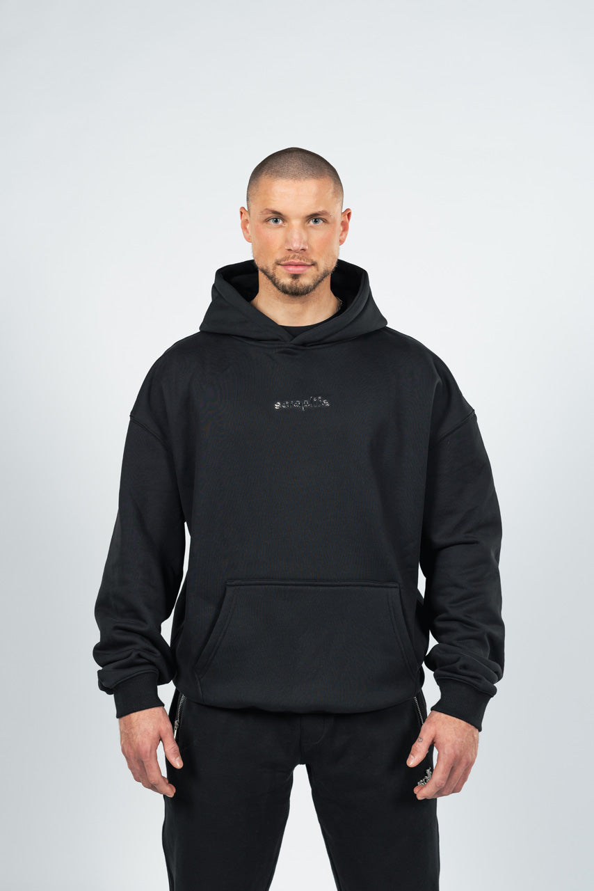 Hoodie Oversize Fit 400 | CHROME SCRAPLIFE EMBLEM