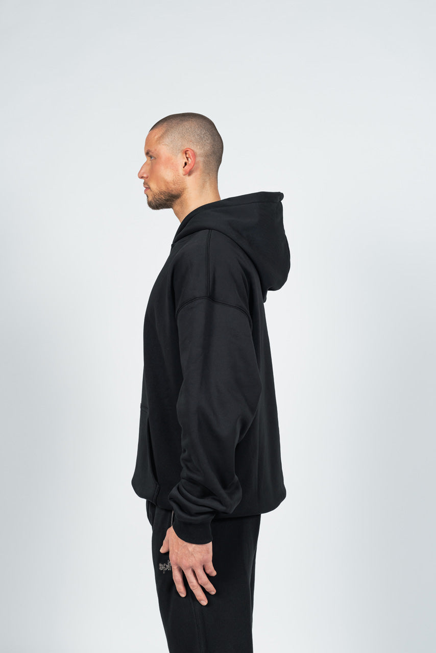 Hoodie Oversize Fit 400 | CHROME SCRAPLIFE EMBLEM
