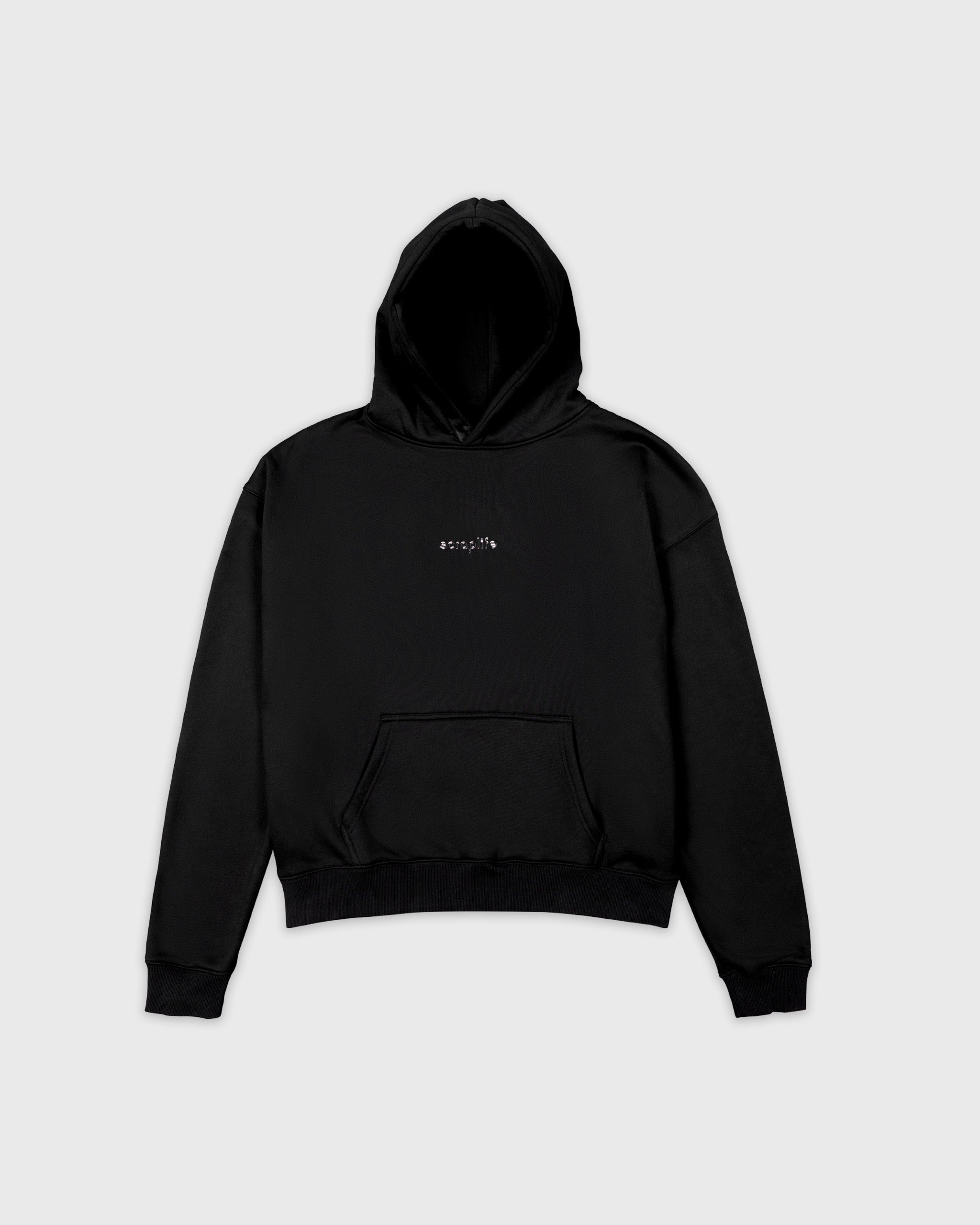 Hoodie Oversize Fit 400 | CHROME SCRAPLIFE EMBLEM