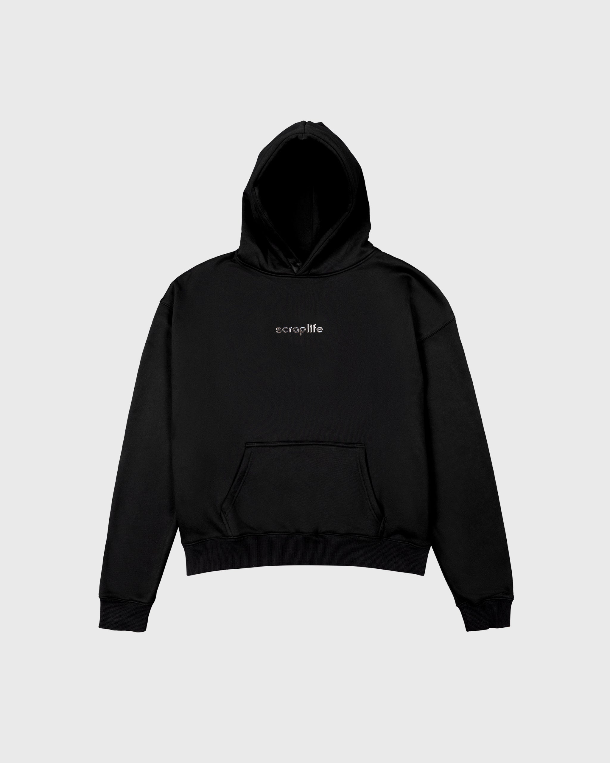 Hoodie Oversize Fit 400 | CHROME SCRAPLIFE EMBLEM