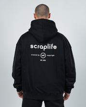 Hoodie Oversize Fit 400 | BASIC SCRAPLIFE BACK RUBBER