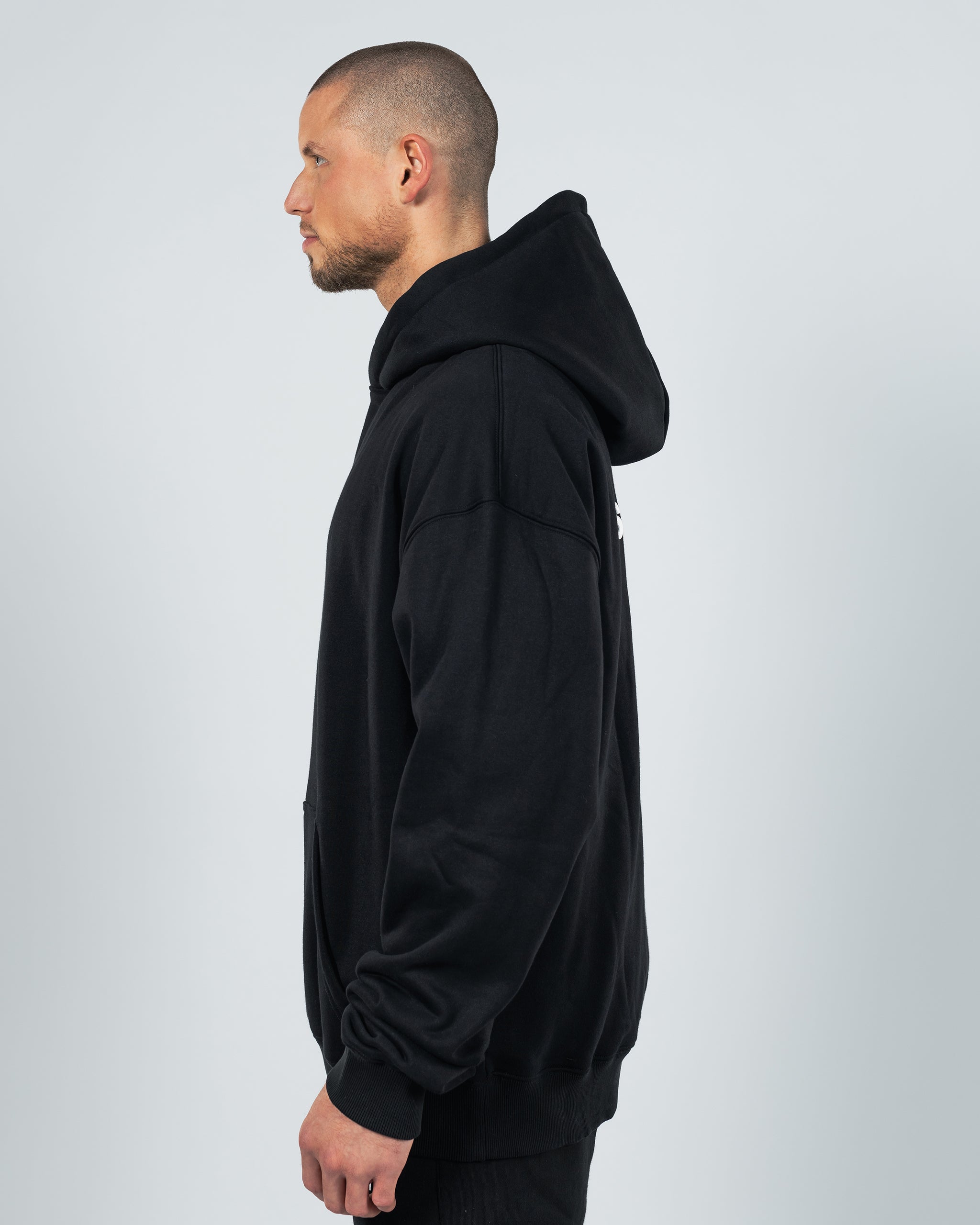 Hoodie Oversize Fit 400 | BASIC SCRAPLIFE BACK RUBBER