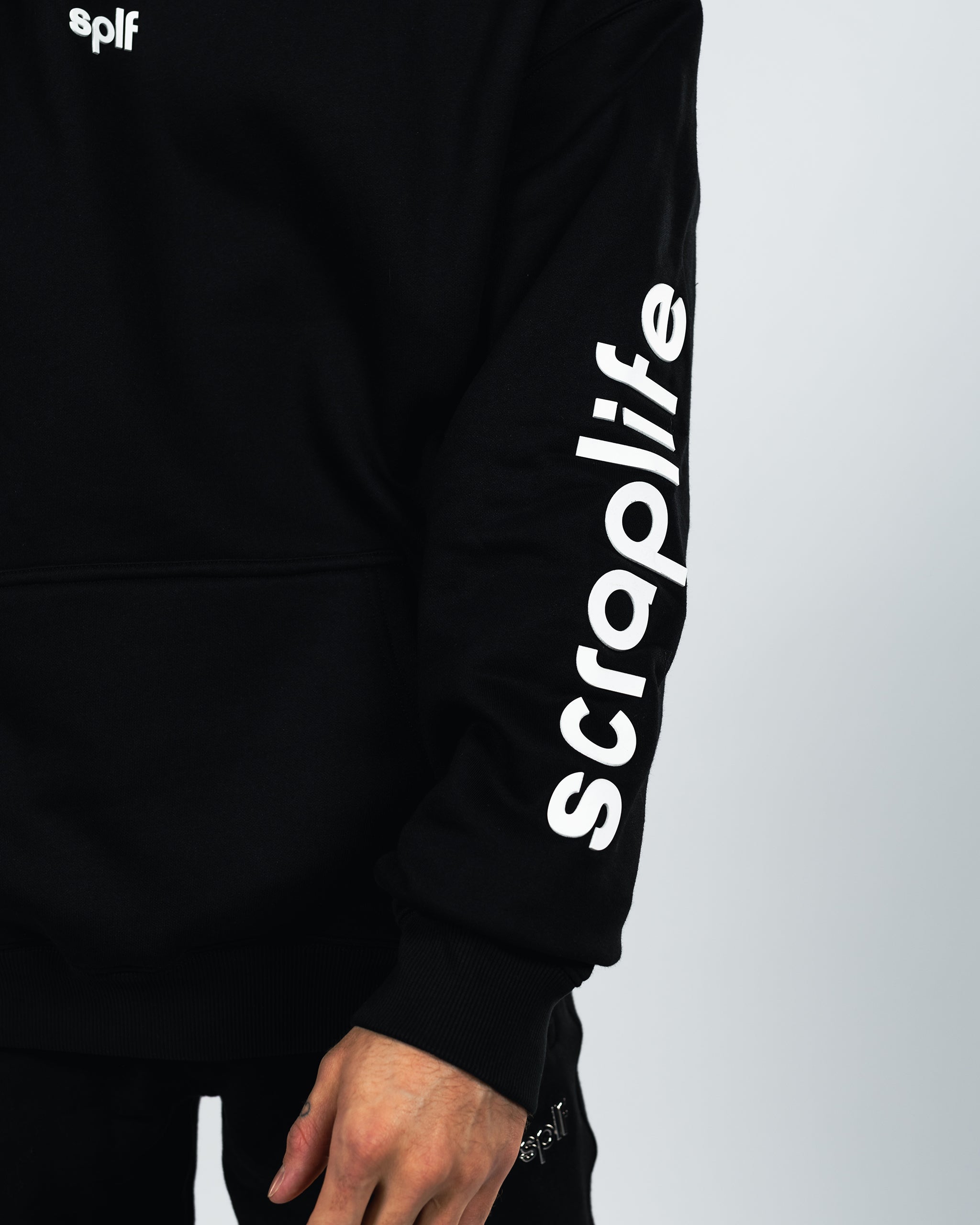 Hoodie Oversize Fit 400 | BASIC SCRAPLIFE SLEEVE RUBBER