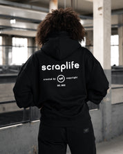 Hoodie Oversize Fit 400 | BASIC SCRAPLIFE BACK RUBBER